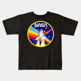 Retro USA Space Agency Kids T-Shirt